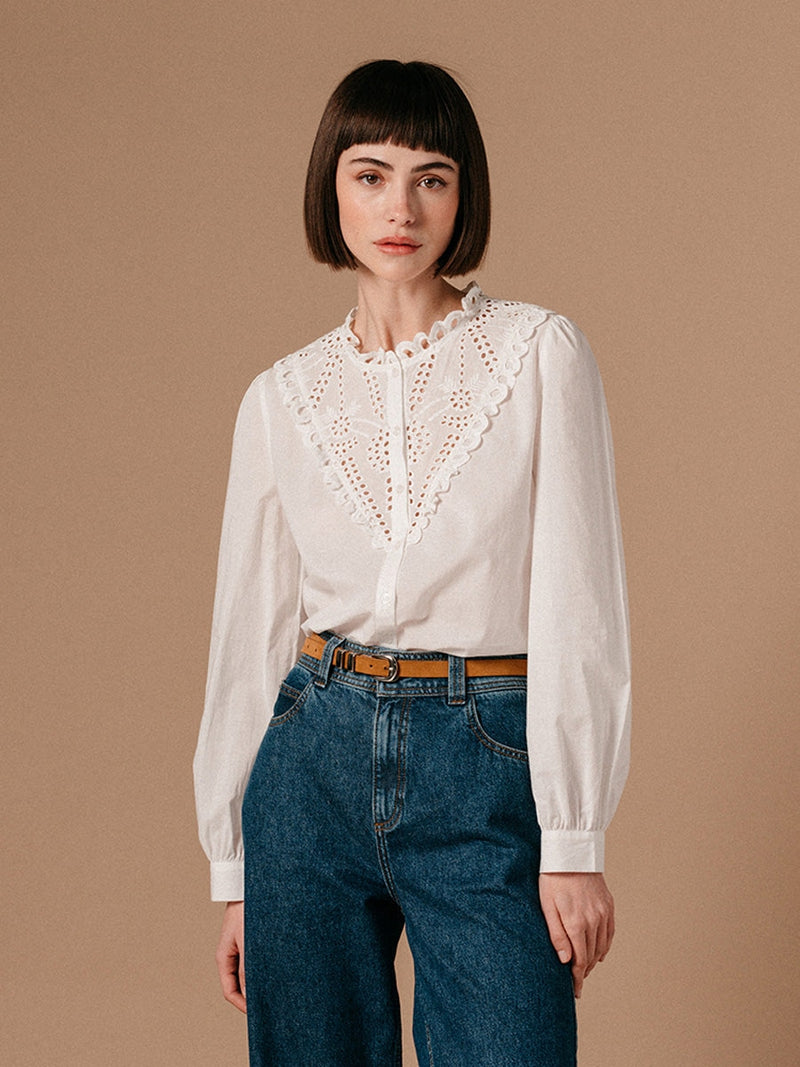 Grace & Mila Liege Blouse Ecru