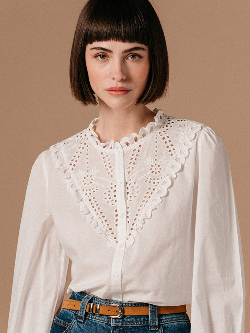 Grace & Mila Liege Blouse Ecru