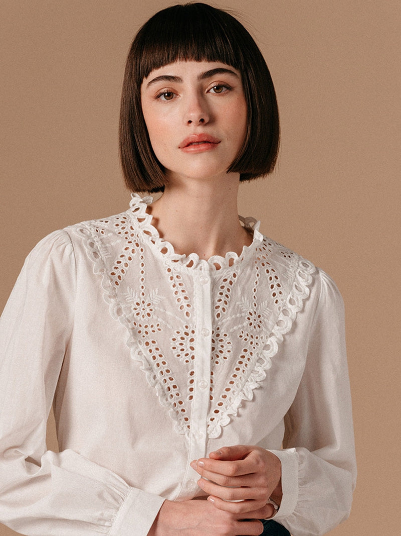 Grace & Mila Liege Blouse Ecru
