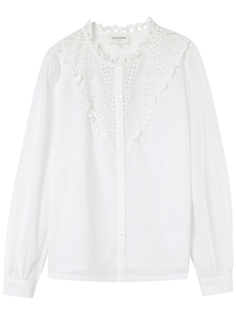 Grace & Mila Liege Blouse Ecru