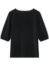 Grace & Mila Living Woven Top Noir
