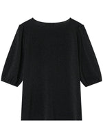 Grace & Mila Living Woven Top Noir