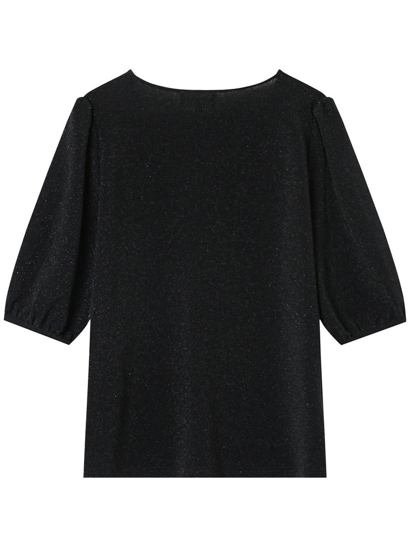 Grace & Mila Living Woven Top Noir