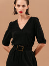 Grace & Mila Living Woven Top Noir