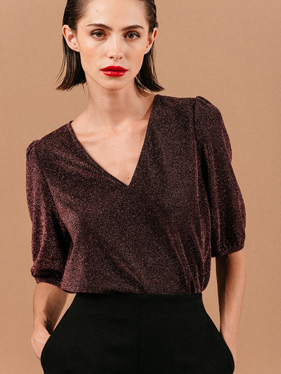 Grace & Mila Living Woven Top Rose