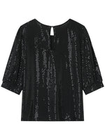 Grace & Mila London Woven Top Noir