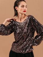 Grace & Mila Ludmila Woven Top Chocolat
