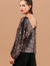 Grace & Mila Ludmila Woven Top Chocolat