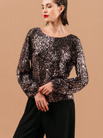 Grace & Mila Ludmila Woven Top Chocolat