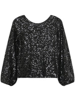 Grace & Mila Ludmila Woven Top Noir