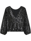 Grace & Mila Ludmila Woven Top Noir