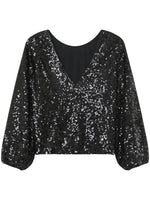 Grace & Mila Ludmila Woven Top Noir