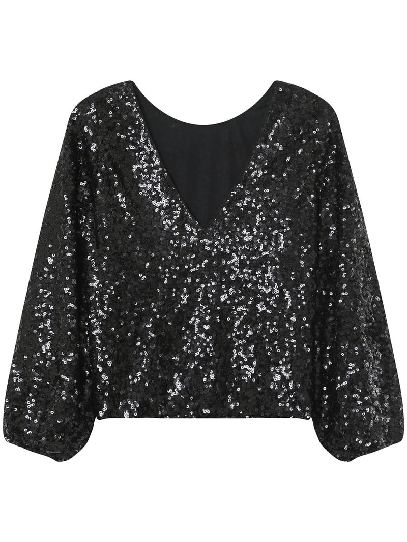 Grace & Mila Ludmila Woven Top Noir