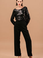 Grace & Mila Ludmila Woven Top Noir
