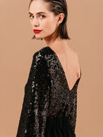 Grace & Mila Ludmila Woven Top Noir
