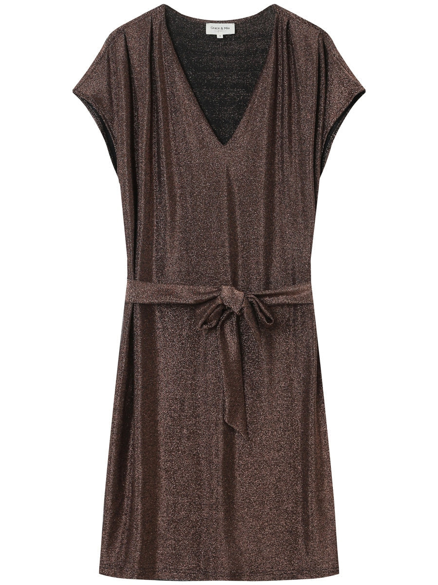 Grace & Mila Lydie Dress Chocolat