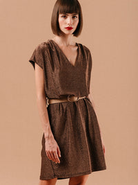 Grace & Mila Lydie Dress Chocolat