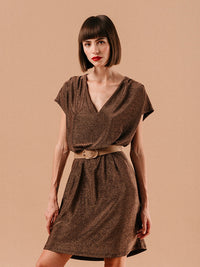 Grace & Mila Lydie Dress Chocolat