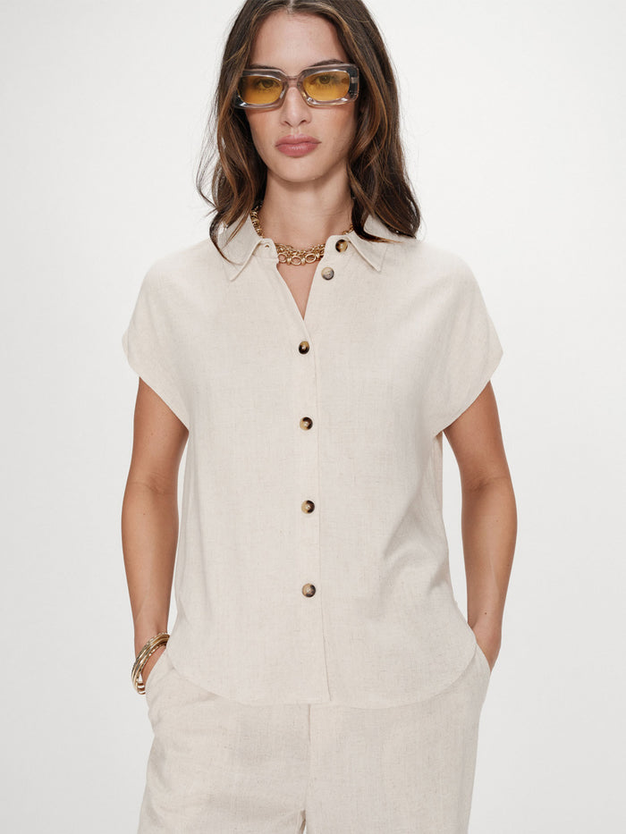 Grace & Mila Perez Lyhythihainen Pusero Beige