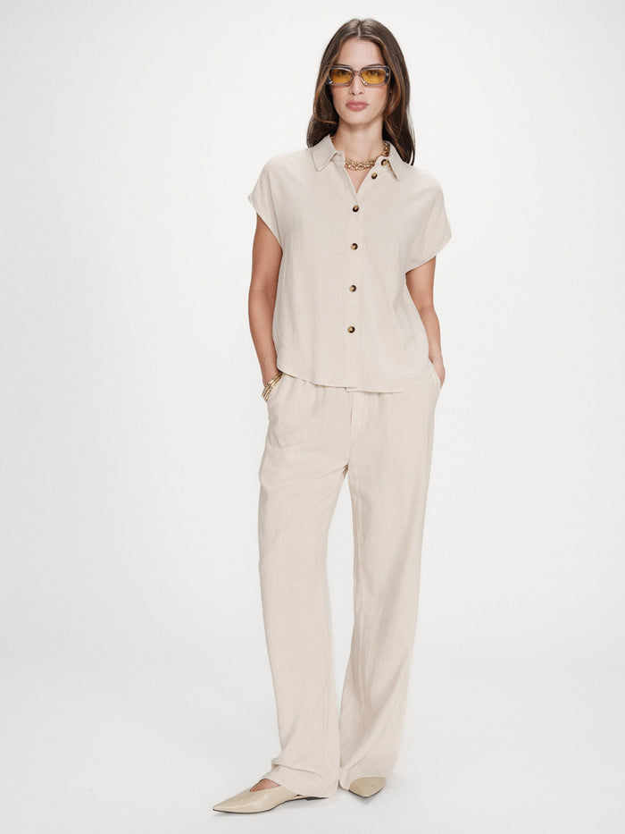 Grace & Mila Perez Lyhythihainen Pusero Beige