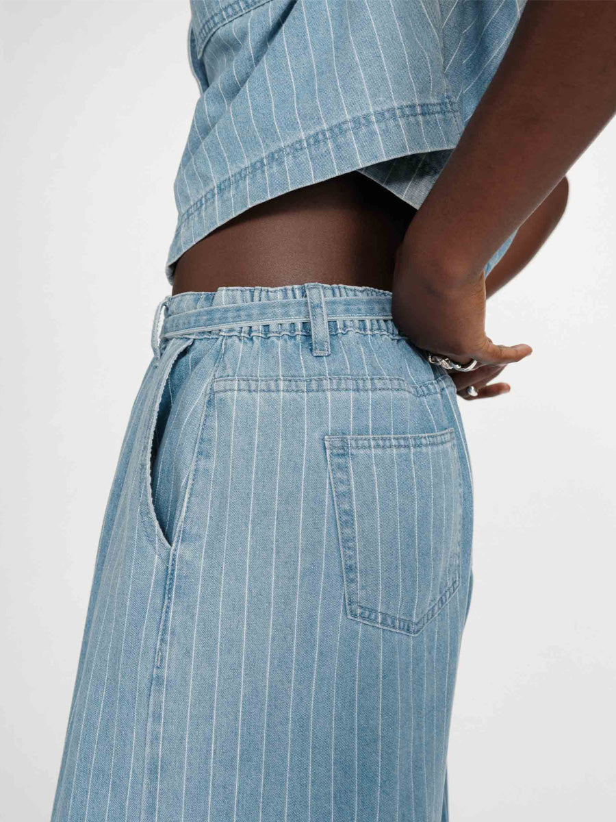 Grace & Mila Pompon Raidalliset Farkut Sininen