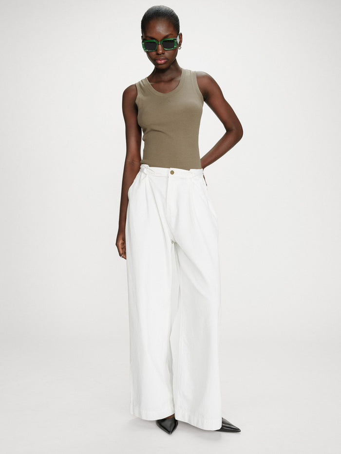 Grace & Mila Pompon Farkut Valkoinen