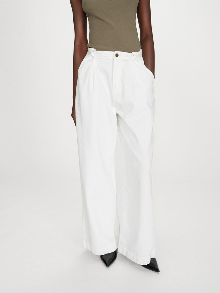 Grace & Mila Pompon Farkut Valkoinen