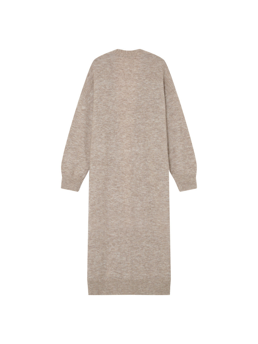 Grace & Mila Santiago Pitkä Neuletakki Beige