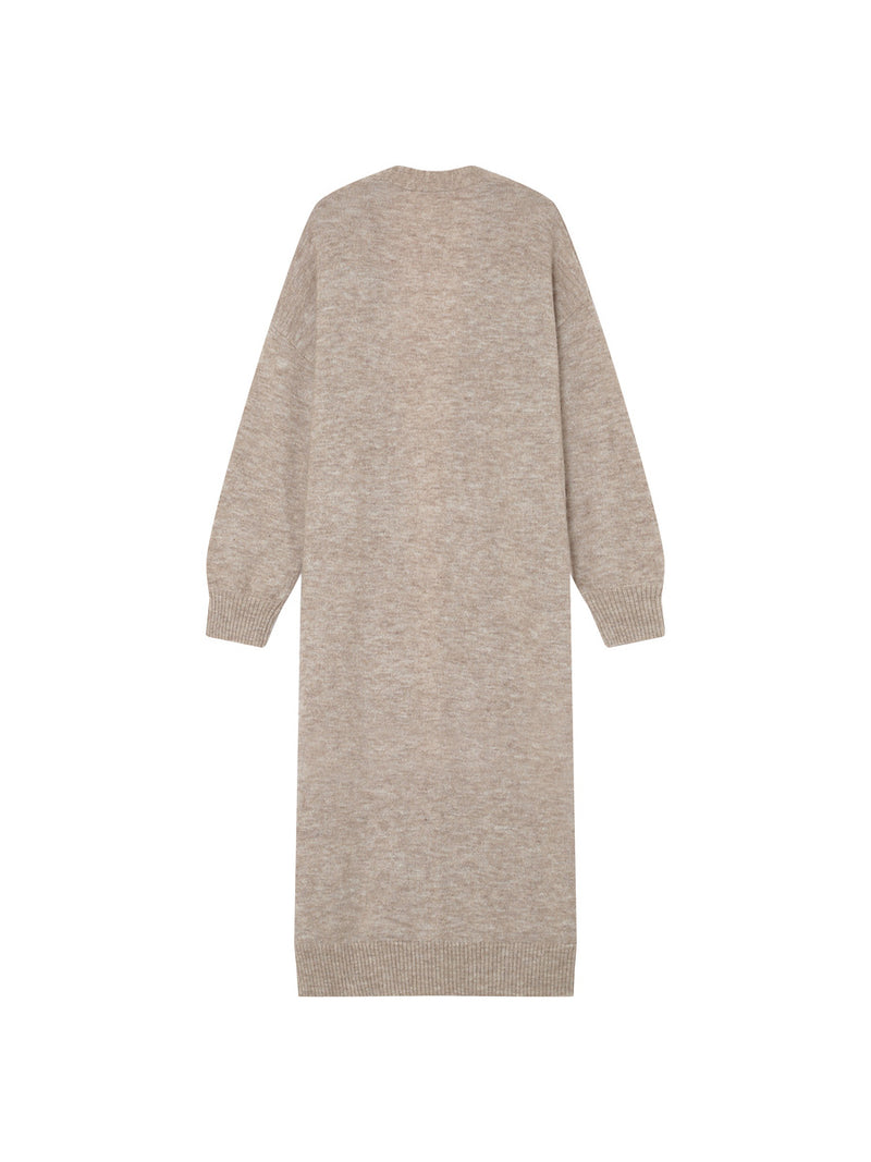 Grace & Mila Santiago Pitkä Neuletakki Beige