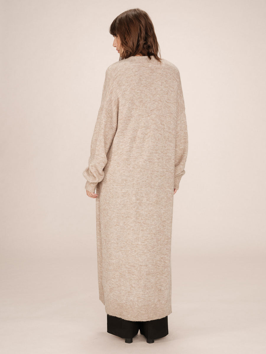 Grace & Mila Santiago Pitkä Neuletakki Beige