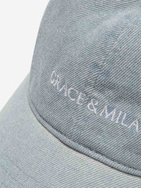 Grace & Mila Slimane Denimlippis Vaaleansininen