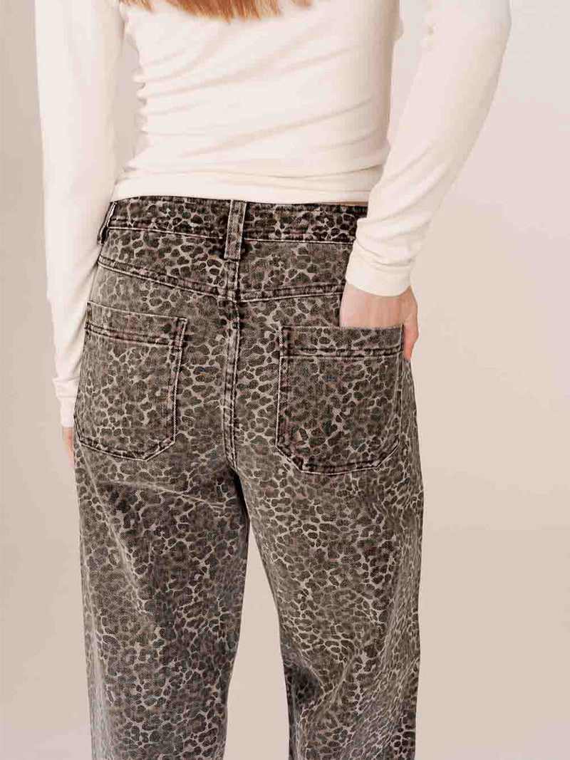 Grace & Mila Socca Leopardikuviolliset Farkut