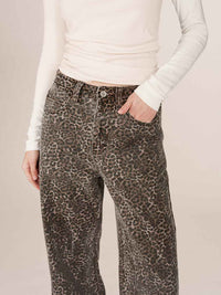 Grace & Mila Socca Leopardikuviolliset Farkut