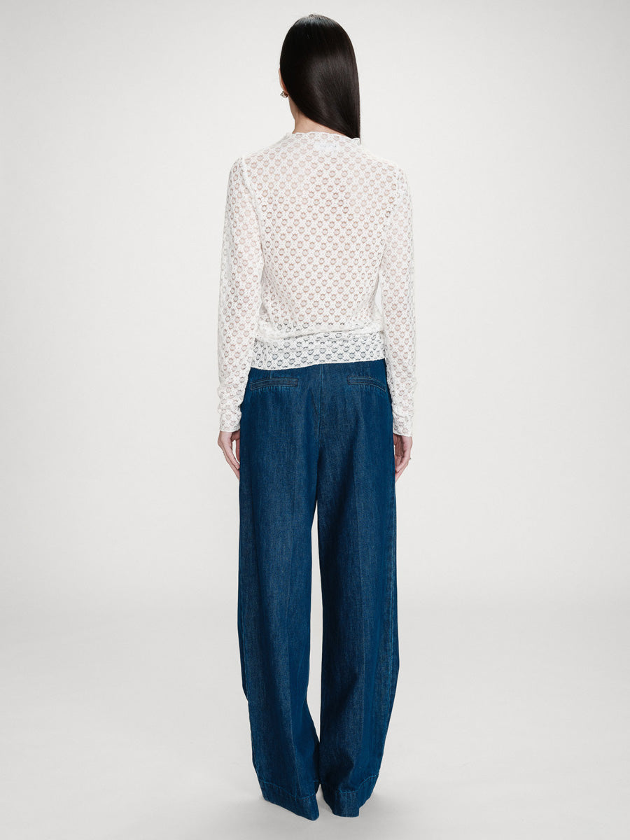 Grace & Mila Valmy Pitsipusero Valkoinen