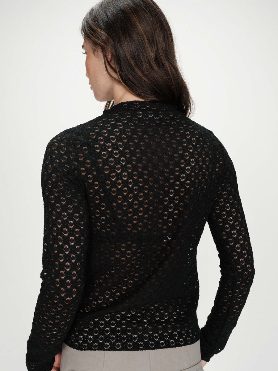 Grace & Mila Valmy Pitsipusero Musta