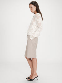 Grace & Mila Velasquez Neuletakki Valkoinen