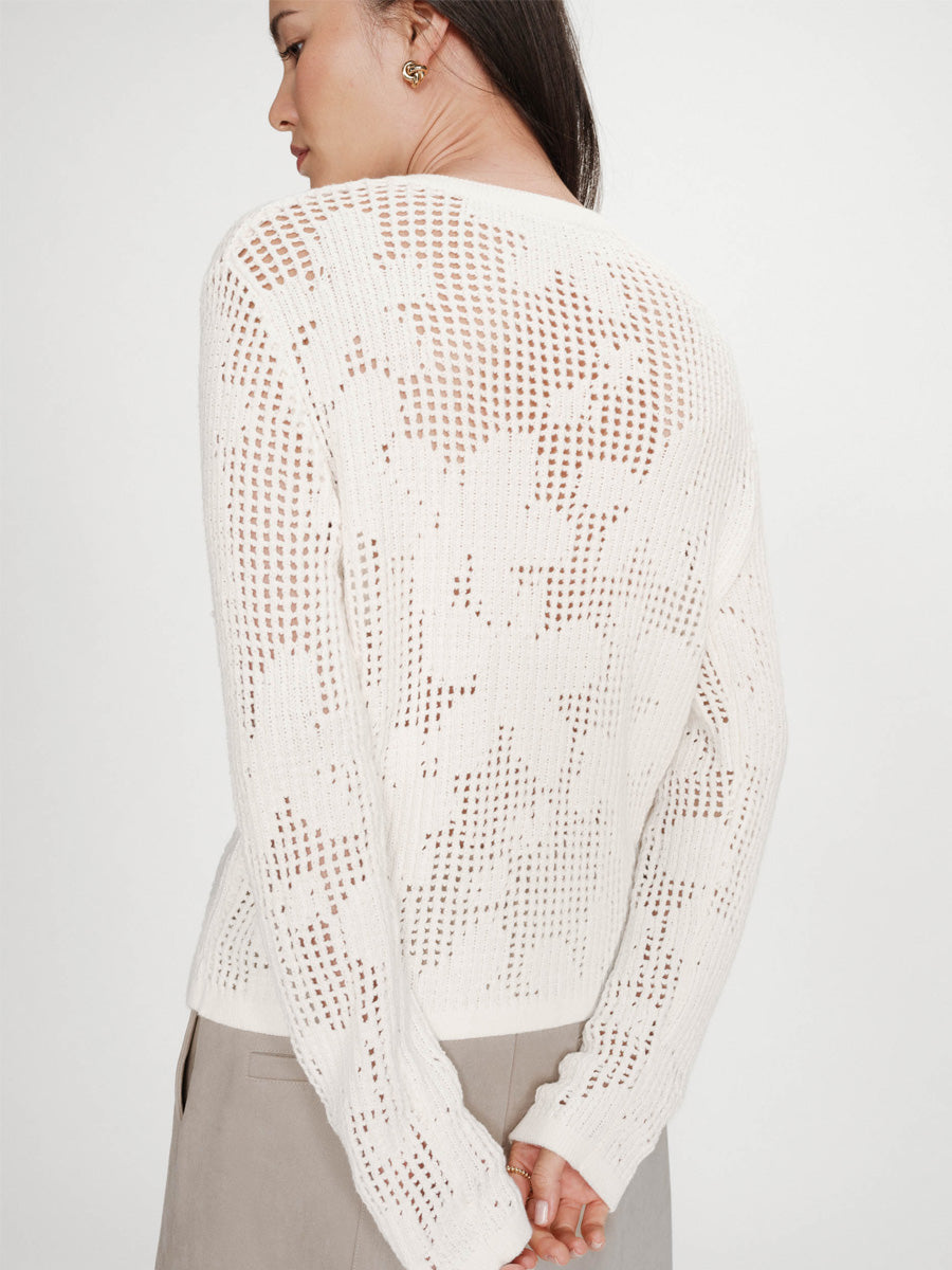 Grace & Mila Velasquez Neuletakki Valkoinen