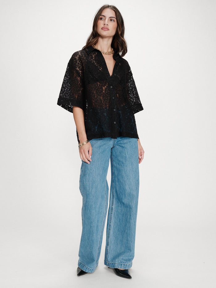 Grace & Mila Vendel Pitsipusero Musta