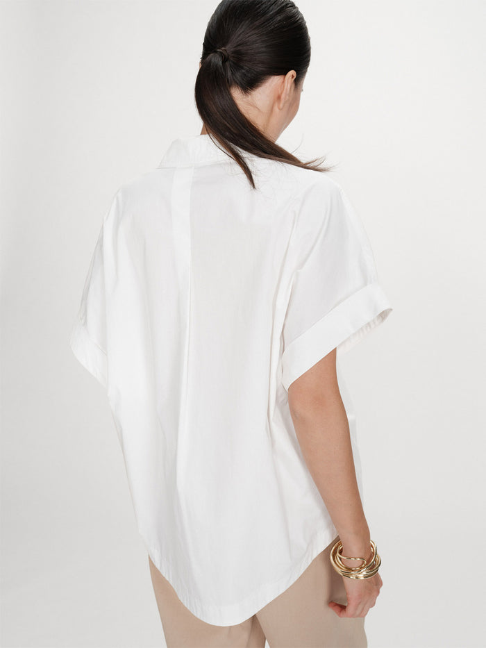 Grace & Mila Versigny Lyhythihainen Kauluspaita Valkoinen