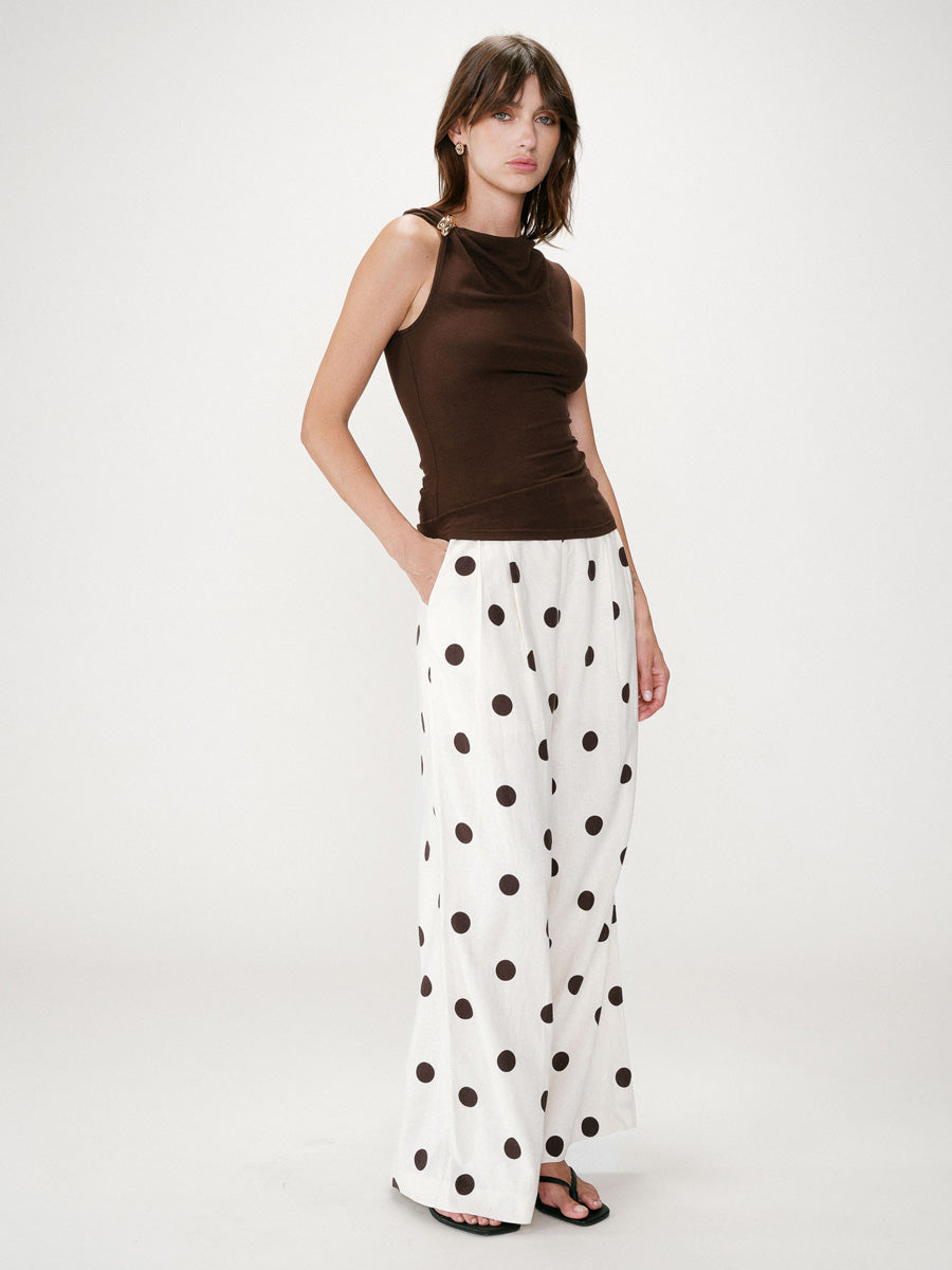 Grace & Mila Wynell Pallohousut Valkoinen Ruskea