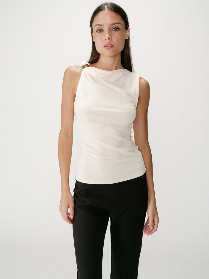 Grace & Mila Wagner Toppi Luonnonvalkoinen