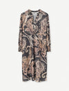 Gustav Denmark Hali Knee Long Dress Dark Grey