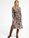 Gustav Denmark Hali Knee Long Dress Dark Grey