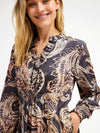 Gustav Denmark Hali Knee Long Dress Dark Grey