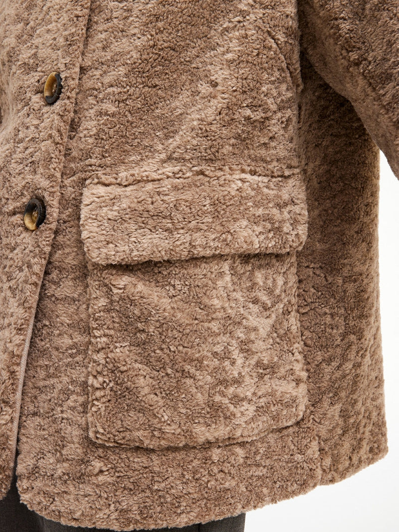 Gustav Denmark Maddy Fake Fur Coat Chantarell