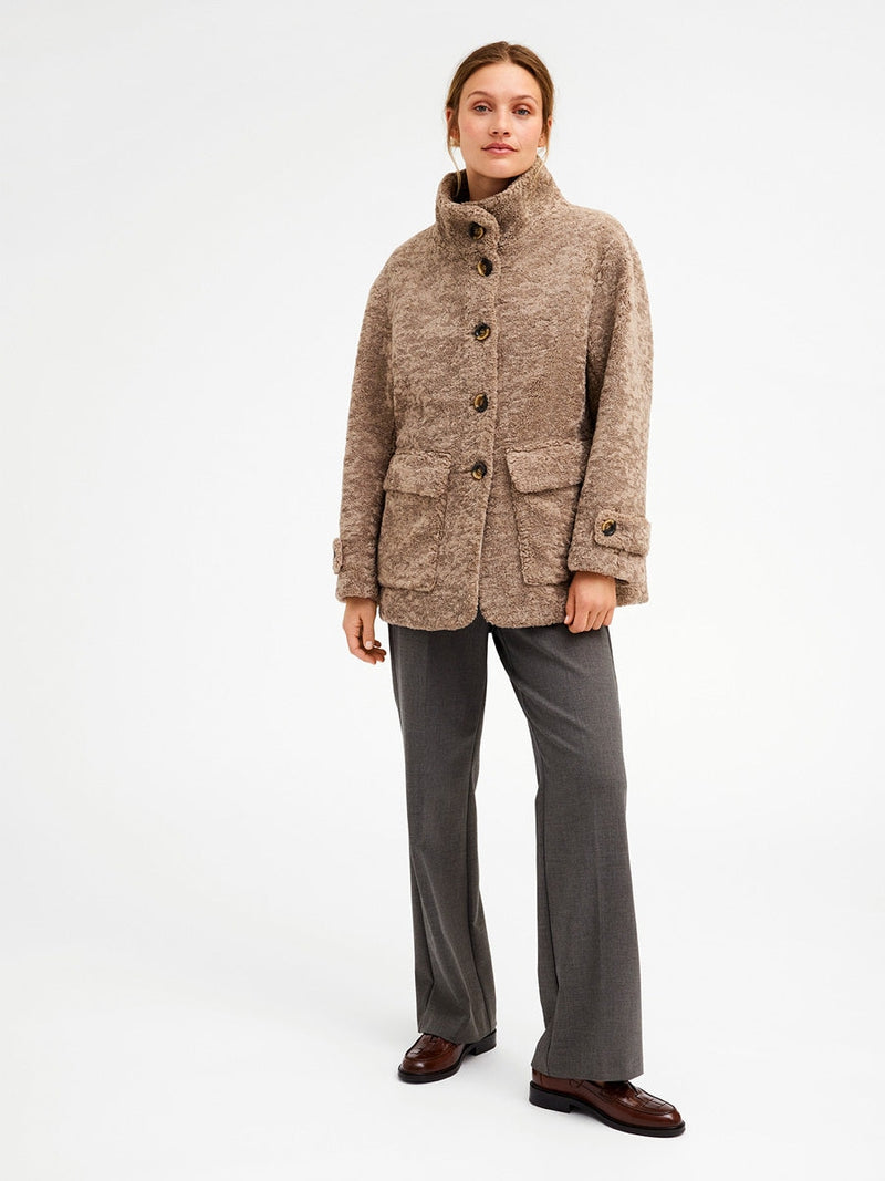 Gustav Denmark Maddy Fake Fur Coat Chantarell