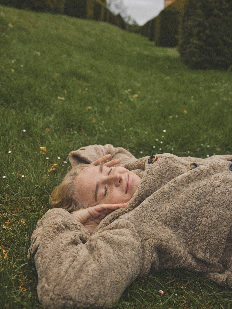 Gustav Denmark Maddy Fake Fur Coat Chantarell