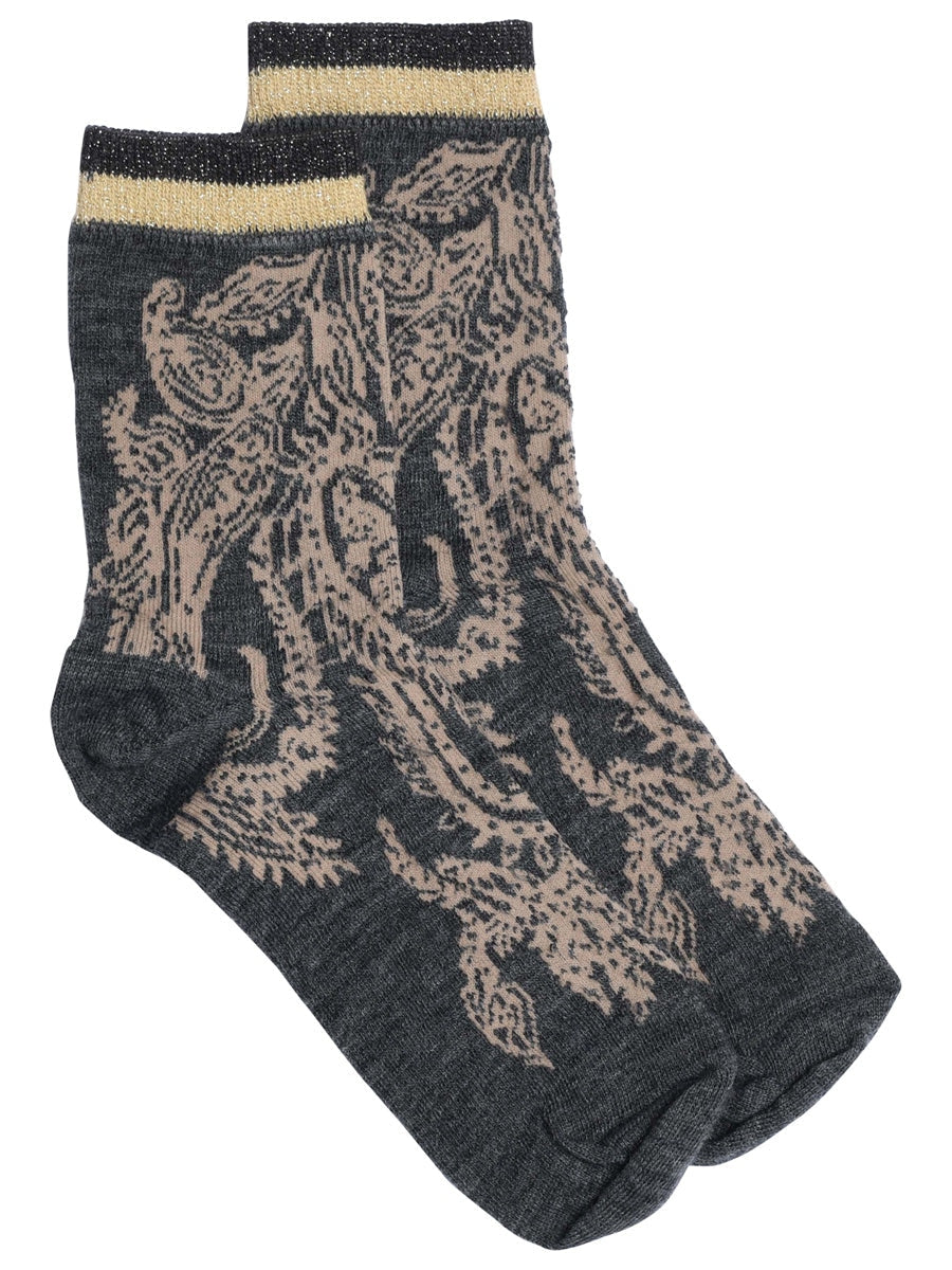 Gustav Denmark Manya Flower Jaquard Socks Magnet