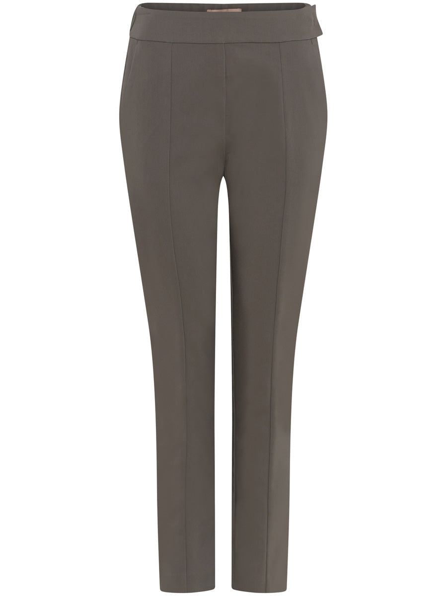 Gustav Denmark Mare High Waist Regular Leg Housut Olive Khaki