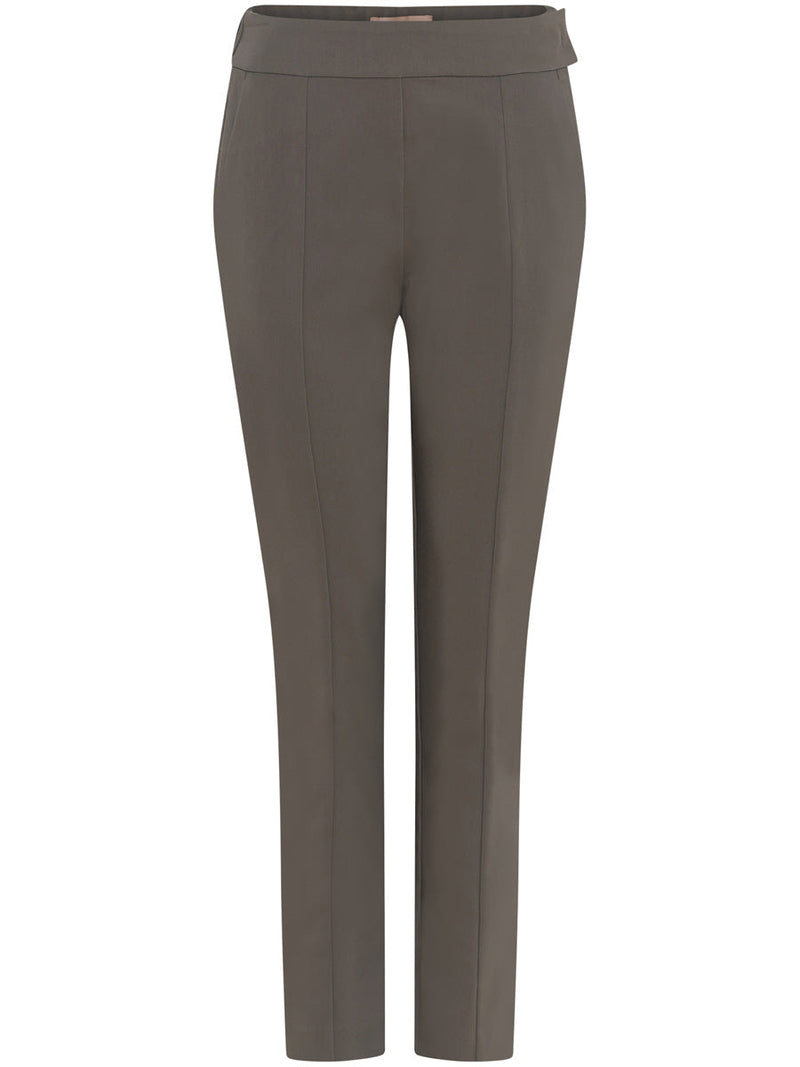 Gustav Denmark Mare High Waist Regular Leg Housut Olive Khaki